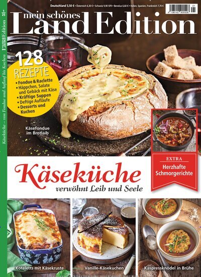 Titelbild der Ausgabe 1/2025 von LandEdition. Diese Zeitschrift und viele weitere Gartenzeitschriften und Wohnzeitschriften als Abo oder epaper bei United Kiosk online kaufen.