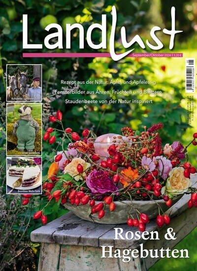 Titelbild der Ausgabe 5/2024 von Landlust. Diese Zeitschrift und viele weitere Gartenzeitschriften und Wohnzeitschriften als Abo oder epaper bei United Kiosk online kaufen.