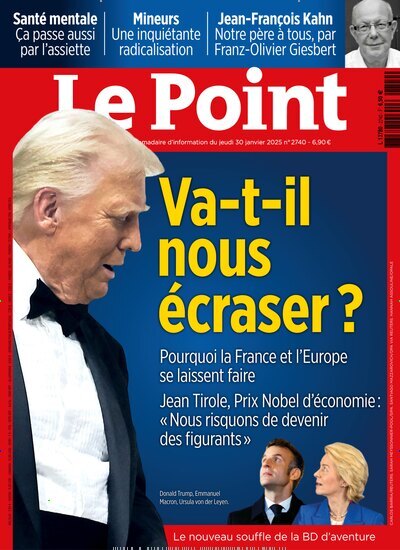 Titelbild der Ausgabe 5/2025 von Le Point. Diese Zeitschrift und viele weitere Wirtschaftsmagazine und Politikmagazine als Abo oder epaper bei United Kiosk online kaufen.