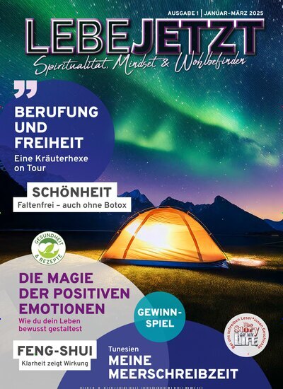 Titelbild der Ausgabe 1/2025 von Lebe jetzt - Du bist nicht allein. Diese Zeitschrift und viele weitere Lifestylemagazine und Peoplemagazine als Abo oder epaper bei United Kiosk online kaufen.