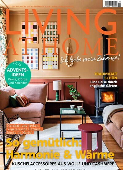 Titelbild der Ausgabe 11/2024 von Living at Home. Diese Zeitschrift und viele weitere Gartenzeitschriften und Wohnzeitschriften als Abo oder epaper bei United Kiosk online kaufen.