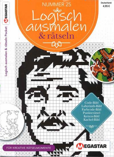 Titelbild der Ausgabe 25/2022 von Logisch ausmalen & rätseln Pocket. Diese Zeitschrift und viele weitere Groschenromane und Rätselhefte als Abo oder epaper bei United Kiosk online kaufen.