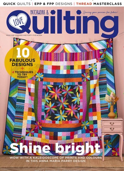 Titelbild der Ausgabe 13/2024 von Love Patchwork & Quilting. Diese Zeitschrift und viele weitere Modemagazine und DIY-Magazine als Abo oder epaper bei United Kiosk online kaufen.