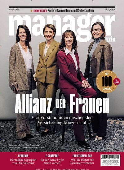 Titelbild der Ausgabe 1/2025 von manager magazin. Diese Zeitschrift und viele weitere Wirtschaftsmagazine und Politikmagazine als Abo oder epaper bei United Kiosk online kaufen.