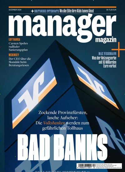 Titelbild der Ausgabe 12/2024 von manager magazin. Diese Zeitschrift und viele weitere Wirtschaftsmagazine und Politikmagazine als Abo oder epaper bei United Kiosk online kaufen.