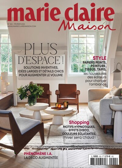 Titelbild der Ausgabe 1/2025 von Marie claire maison Frankreich. Diese Zeitschrift und viele weitere Gartenzeitschriften und Wohnzeitschriften als Abo oder epaper bei United Kiosk online kaufen.