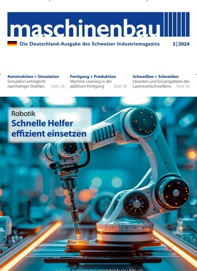 Titelbild der Ausgabe 3/2024 von maschinenbau. Diese Zeitschrift und viele weitere Industriemagazine und Handwerkmagazine als Abo oder epaper bei United Kiosk online kaufen.