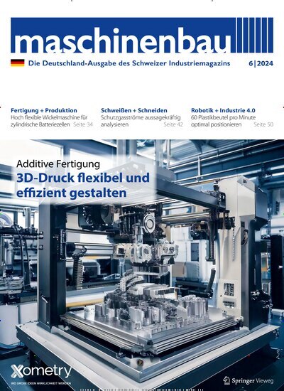 Titelbild der Ausgabe 6/2024 von maschinenbau. Diese Zeitschrift und viele weitere Industriemagazine und Handwerkmagazine als Abo oder epaper bei United Kiosk online kaufen.