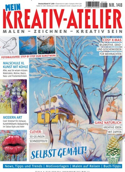 Titelbild der Ausgabe 148/2024 von Mein Kreativ Atelier. Diese Zeitschrift und viele weitere Modemagazine und DIY-Magazine als Abo oder epaper bei United Kiosk online kaufen.