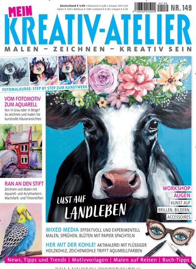 Titelbild der Ausgabe 149/2024 von Mein Kreativ Atelier. Diese Zeitschrift und viele weitere Modemagazine und DIY-Magazine als Abo oder epaper bei United Kiosk online kaufen.