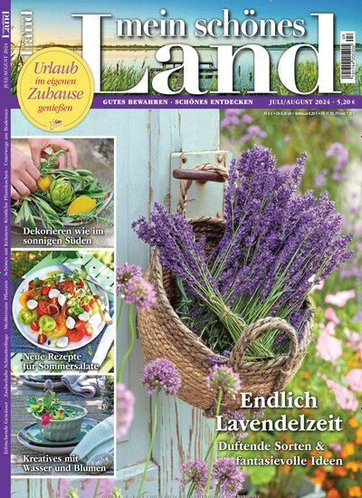 Titelbild der Ausgabe 4/2024 von Mein schönes Land. Diese Zeitschrift und viele weitere Gartenzeitschriften und Wohnzeitschriften als Abo oder epaper bei United Kiosk online kaufen.