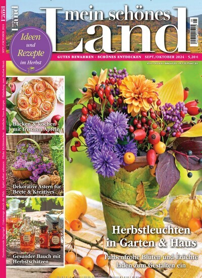 Titelbild der Ausgabe 5/2024 von Mein schönes Land. Diese Zeitschrift und viele weitere Gartenzeitschriften und Wohnzeitschriften als Abo oder epaper bei United Kiosk online kaufen.