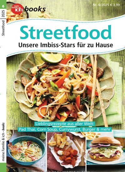 Titelbild der Ausgabe 6/2025 von meine Familie & ich books. Diese Zeitschrift und viele weitere Kochzeitschriften und Backzeitschriften als Abo oder epaper bei United Kiosk online kaufen.