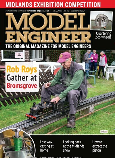 Titelbild der Ausgabe 758/2024 von Model Engineer. Diese Zeitschrift und viele weitere Computerzeitschriften, Tabletmagazine und Smartphonemagazine als Abo oder epaper bei United Kiosk online kaufen.