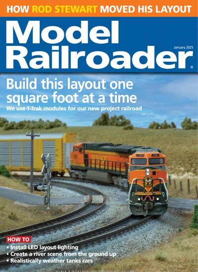 Titelbild der Ausgabe 13/2024 von Model Railroader. Diese Zeitschrift und viele weitere Computerzeitschriften, Tabletmagazine und Smartphonemagazine als Abo oder epaper bei United Kiosk online kaufen.