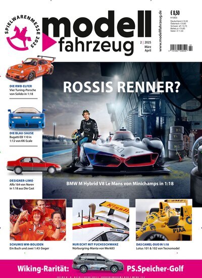 Titelbild der Ausgabe 2/2025 von Modell Fahrzeug. Diese Zeitschrift und viele weitere Reisemagazine, Freizeitmagazine und Wissensmagazine als Abo oder epaper bei United Kiosk online kaufen.