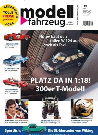 Titelbild der Ausgabe 4/2024 von Modell Fahrzeug. Diese Zeitschrift und viele weitere Reisemagazine, Freizeitmagazine und Wissensmagazine als Abo oder epaper bei United Kiosk online kaufen.