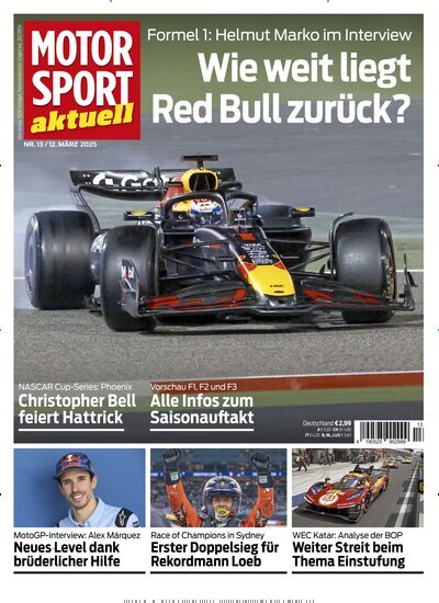 Titelbild der Ausgabe 13/2025 von Motor Sport aktuell. Diese Zeitschrift und viele weitere Automagazine und Motorradzeitschriften als Abo oder epaper bei United Kiosk online kaufen.