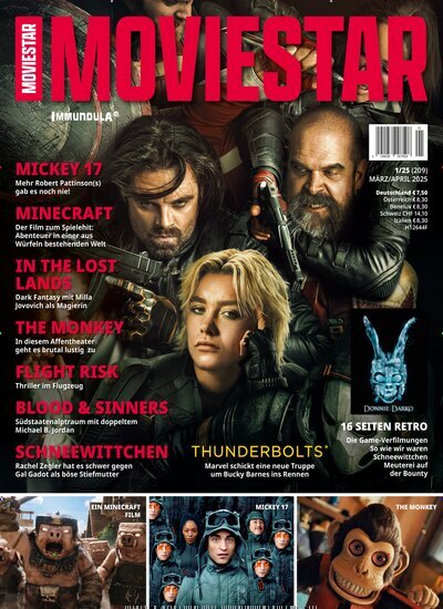 Titelbild der Ausgabe 1/2025 von Moviestar. Diese Zeitschrift und viele weitere Audiomagazine, Filmmagazine und Fotozeitschriften als Abo oder epaper bei United Kiosk online kaufen.