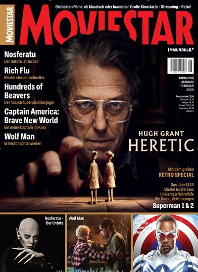 Titelbild der Ausgabe 6/2024 von Moviestar. Diese Zeitschrift und viele weitere Audiomagazine, Filmmagazine und Fotozeitschriften als Abo oder epaper bei United Kiosk online kaufen.