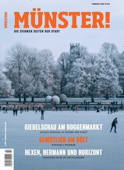 Titelbild der Ausgabe 143/2025 von Münster!. Diese Zeitschrift und viele weitere Lifestylemagazine und Peoplemagazine als Abo oder epaper bei United Kiosk online kaufen.