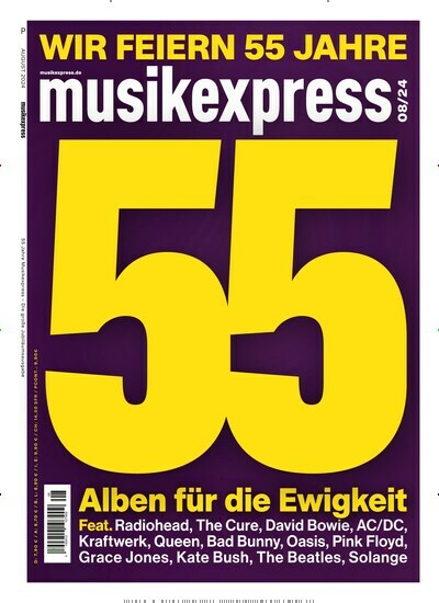 Titelbild der Ausgabe 8/2024 von musikexpress. Diese Zeitschrift und viele weitere Reisemagazine, Freizeitmagazine und Wissensmagazine als Abo oder epaper bei United Kiosk online kaufen.