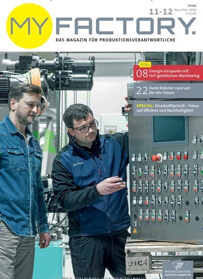 Titelbild der Ausgabe 12/2024 von Myfactory. Diese Zeitschrift und viele weitere Industriemagazine und Handwerkmagazine als Abo oder epaper bei United Kiosk online kaufen.