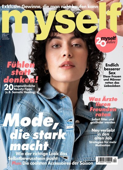 Titelbild der Ausgabe 4/2025 von myself. Diese Zeitschrift und viele weitere Frauenzeitschriften als Abo oder epaper bei United Kiosk online kaufen.