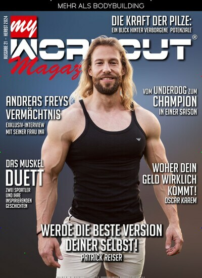 Titelbild der Ausgabe 21/2024 von MyWorkout Magazin. Diese Zeitschrift und viele weitere Sportmagazine als Abo oder epaper bei United Kiosk online kaufen.