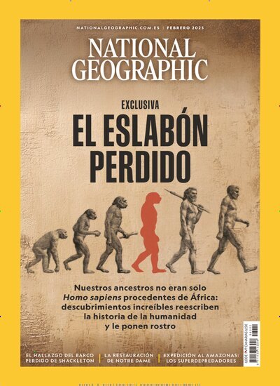 Titelbild der Ausgabe 1/2025 von National Geographic Spanien. Diese Zeitschrift und viele weitere Reisemagazine, Freizeitmagazine und Wissensmagazine als Abo oder epaper bei United Kiosk online kaufen.