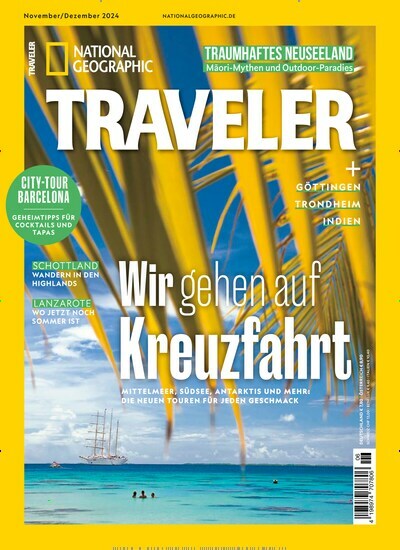 Titelbild der Ausgabe 6/2024 von National Geographic Traveler. Diese Zeitschrift und viele weitere Reisemagazine, Freizeitmagazine und Wissensmagazine als Abo oder epaper bei United Kiosk online kaufen.