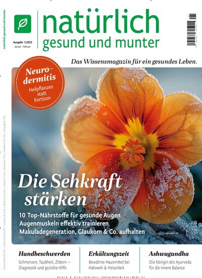 Titelbild der Ausgabe 1/2025 von natürlich gesund und munter. Diese Zeitschrift und viele weitere Elternzeitschriften und Tierzeitschriften als Abo oder epaper bei United Kiosk online kaufen.