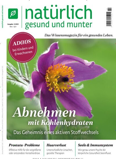 Titelbild der Ausgabe 2/2025 von natürlich gesund und munter. Diese Zeitschrift und viele weitere Elternzeitschriften und Tierzeitschriften als Abo oder epaper bei United Kiosk online kaufen.