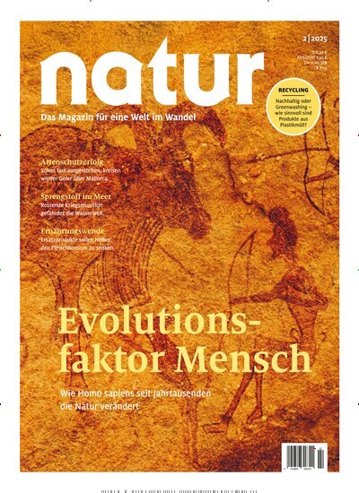 Titelbild der Ausgabe 2/2025 von natur. Diese Zeitschrift und viele weitere Reisemagazine, Freizeitmagazine und Wissensmagazine als Abo oder epaper bei United Kiosk online kaufen.