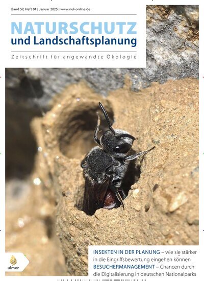 Titelbild der Ausgabe 1/2025 von Naturschutz und Landschaftsplanung. Diese Zeitschrift und viele weitere Naturzeitschriften, Landwirtschaftszeitungen und Umweltmagazine als Abo oder epaper bei United Kiosk online kaufen.