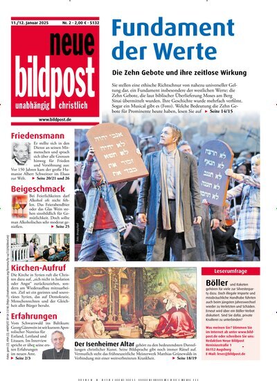 Titelbild der Ausgabe 2/2025 von neue bildpost. Diese Zeitschrift und viele weitere Kunstmagazine und Kulturmagazine als Abo oder epaper bei United Kiosk online kaufen.