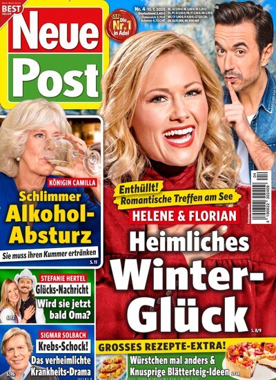 Titelbild der Ausgabe 4/2025 von Neue Post. Diese Zeitschrift und viele weitere Frauenzeitschriften als Abo oder epaper bei United Kiosk online kaufen.