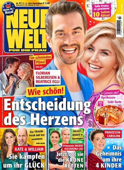 Titelbild der Ausgabe 47/2024 von Neue Welt. Diese Zeitschrift und viele weitere Frauenzeitschriften als Abo oder epaper bei United Kiosk online kaufen.