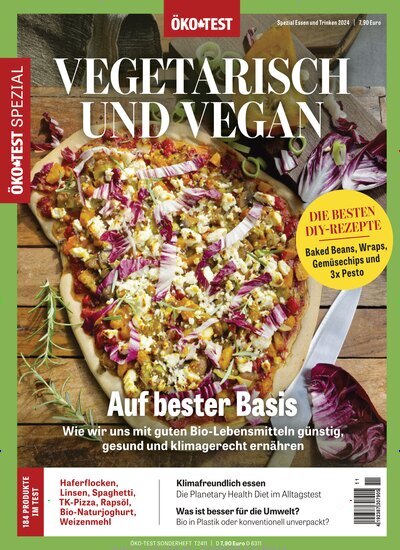 Titelbild der Ausgabe 11/2024 von ÖKO-TEST Spezial Vegetarisch und Vegan. Diese Zeitschrift und viele weitere Kochzeitschriften und Backzeitschriften als Abo oder epaper bei United Kiosk online kaufen.