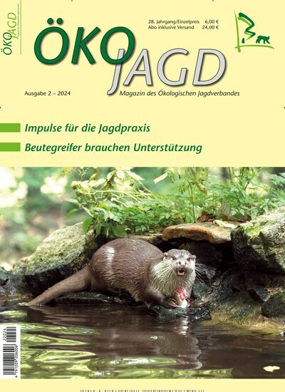 Titelbild der Ausgabe 2/2024 von ÖKOJAGD. Diese Zeitschrift und viele weitere Naturzeitschriften, Landwirtschaftszeitungen und Umweltmagazine als Abo oder epaper bei United Kiosk online kaufen.