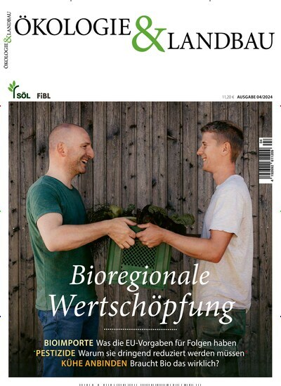 Titelbild der Ausgabe 4/2024 von Ökologie & Landbau. Diese Zeitschrift und viele weitere Naturzeitschriften, Landwirtschaftszeitungen und Umweltmagazine als Abo oder epaper bei United Kiosk online kaufen.