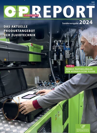 Titelbild der Ausgabe 1/2024 von O+P Fluidtechnik Report Sonderausgabe. Diese Zeitschrift und viele weitere Industriemagazine und Handwerkmagazine als Abo oder epaper bei United Kiosk online kaufen.