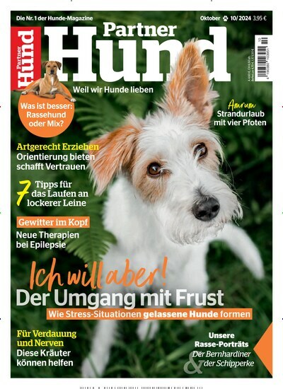 Titelbild der Ausgabe 10/2024 von Partner Hund. Diese Zeitschrift und viele weitere Elternzeitschriften und Tierzeitschriften als Abo oder epaper bei United Kiosk online kaufen.