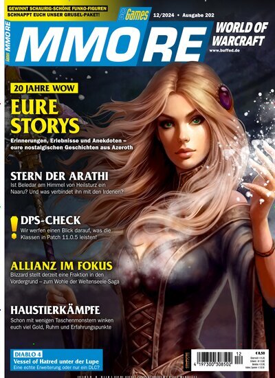 Titelbild der Ausgabe 12/2024 von PC Games MMORE. Diese Zeitschrift und viele weitere Computerzeitschriften, Tabletmagazine und Smartphonemagazine als Abo oder epaper bei United Kiosk online kaufen.