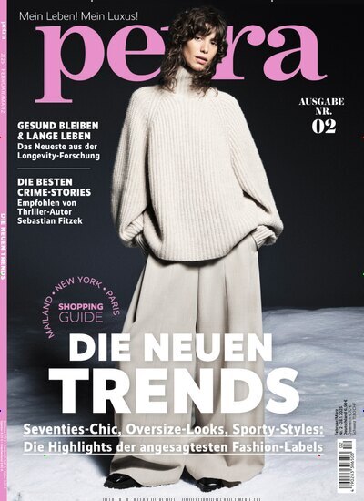 Titelbild der Ausgabe 2/2025 von petra. Diese Zeitschrift und viele weitere Frauenzeitschriften als Abo oder epaper bei United Kiosk online kaufen.