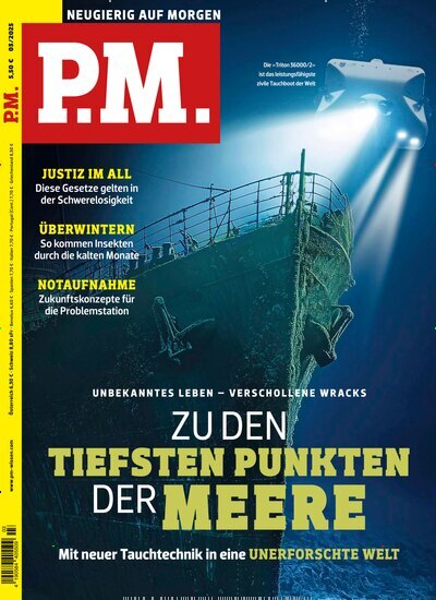 Titelbild der Ausgabe 3/2025 von PM. Diese Zeitschrift und viele weitere Reisemagazine, Freizeitmagazine und Wissensmagazine als Abo oder epaper bei United Kiosk online kaufen.