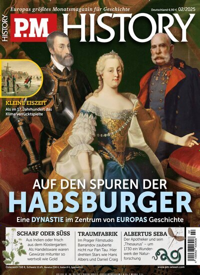 Titelbild der Ausgabe 2/2025 von PM History. Diese Zeitschrift und viele weitere Reisemagazine, Freizeitmagazine und Wissensmagazine als Abo oder epaper bei United Kiosk online kaufen.