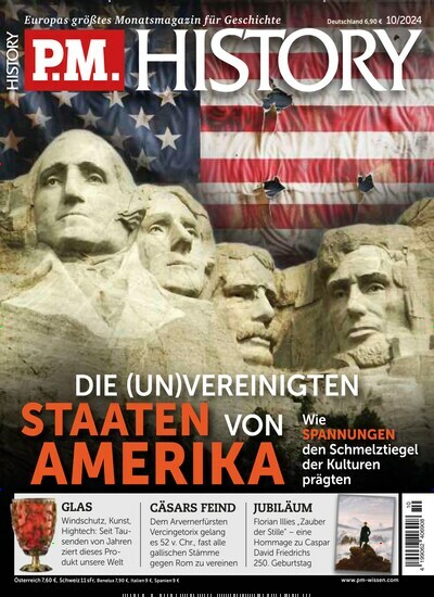 Titelbild der Ausgabe 10/2024 von PM History. Diese Zeitschrift und viele weitere Reisemagazine, Freizeitmagazine und Wissensmagazine als Abo oder epaper bei United Kiosk online kaufen.