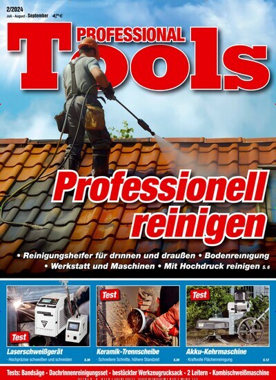 Titelbild der Ausgabe 2/2024 von Professional Tools. Diese Zeitschrift und viele weitere Gartenzeitschriften und Wohnzeitschriften als Abo oder epaper bei United Kiosk online kaufen.