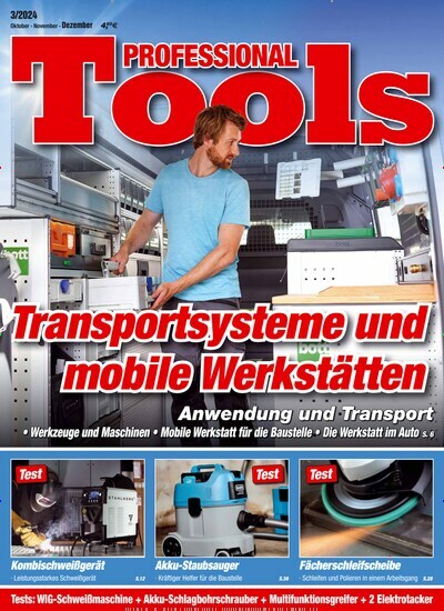 Titelbild der Ausgabe 3/2024 von Professional Tools. Diese Zeitschrift und viele weitere Gartenzeitschriften und Wohnzeitschriften als Abo oder epaper bei United Kiosk online kaufen.